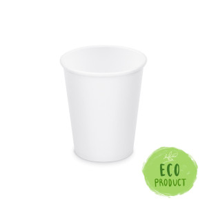 Pohár papierový  biely 280 ml, M (O 80 mm), 50 ks