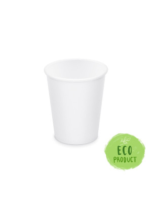 Pohár papierový biely 280 ml, M (O 80 mm), 50 ks Pohár papierový biely 280 ml, M (O 80 mm), 50 ks