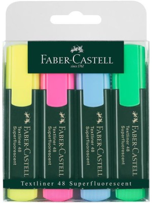 Zvýrazňovač FABER CASTELL 1548/4ks
