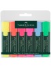 Zvýrazňovač FABER CASTELL 1548 neon 6 ks