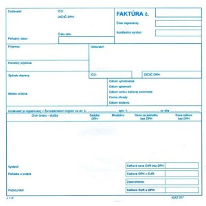 Faktúra 2/3 A4