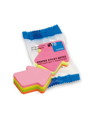 Nalepovacie bločky Global šípka