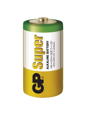 Batéria GP 14A alkalická, malý monočlánok 1,5V (LR14)