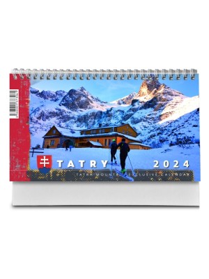 Kalendár stolový TATRY 2-týždenný 2024