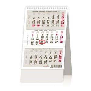 Kalendár stolový MINI trojmesačný 2024
