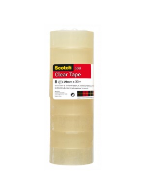 Lepiaca páska SCOTCH 508, 19 mm x 33 m, 8 ks