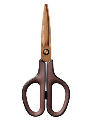 Nožnice, 17,5 cm, PLUS "Fitcut Curve Premium", bronzové