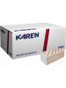 Papierové uteráky skladané ZZ 2-vrstvové KAREN professional biele