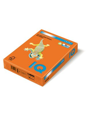 IQ color, oranžová OR43, A4, 120g