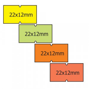 Etikety do klieští 22x12 mm ColaPly farebné