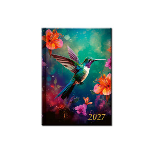 Diár A6 denný PRAKTIK kolibrík 2027