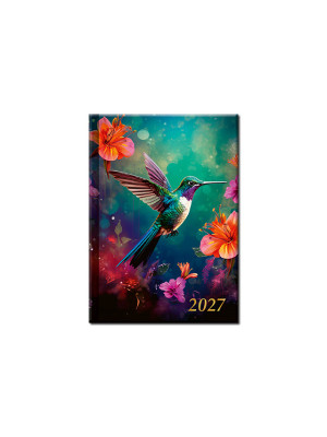 Diár A6 denný PRAKTIK kolibrík 2027 Diár A6 denný PRAKTIK kolibrík 2027