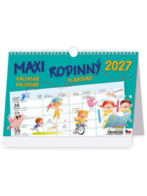 Kalendár stolový RODINNÝ MAXI 2027