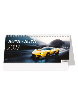 Kalendár stolovy AUTÁ 2027