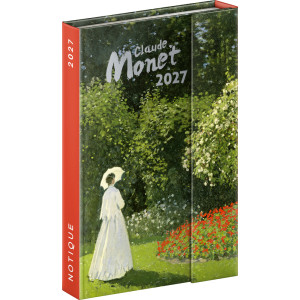 Diár B6 magnetický týždenný CALUDE MONET 2027