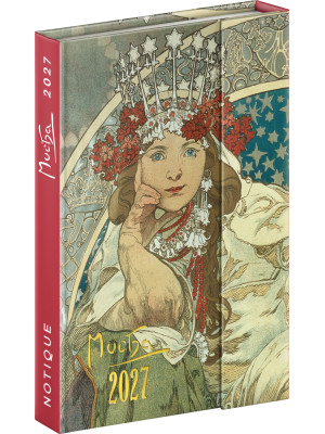 Diár B6 magnetický týždenný ALFONS MUCHA 2027