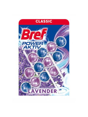 Bref Power Aktiv WC závesný blok tuhý 3 x 50 g kvety Bref Power Aktiv WC závesný blok tuhý 3 x 50 g kvety
