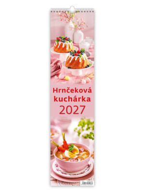 Kalendár nástenný dlhý Hrnčeková kuchárka 2027