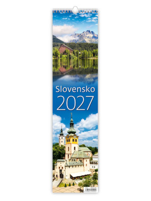 Kalendár nástenný dlhý Slovensko 2027