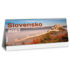 Kalendár stolový SLOVENSKO 3 2027