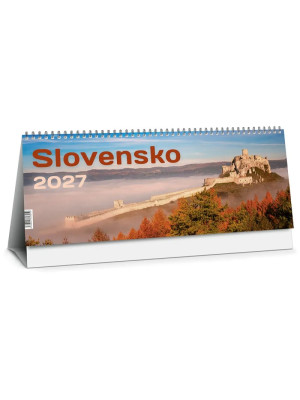 Kalendár stolový SLOVENSKO 3 2027