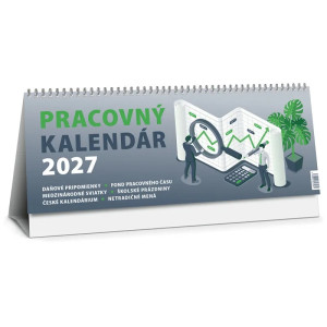 Kalendár stolový PRACOVNÝ 2 veľký 2027