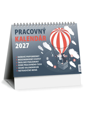 Kalendár stolový PRACOVNÝ malý 2027