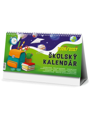 Kalendár stolový ŠKOLSKÝ 2026/2027