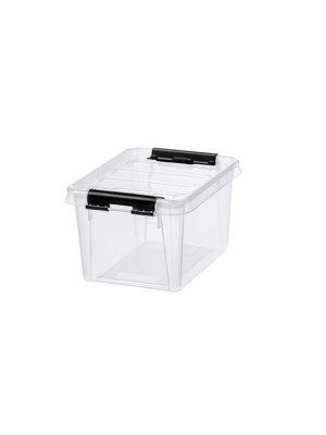 Úložný box, plastový, 1,5 l, čierne úchytky, SMARTSTORE "Classic 1,5", priehľadný Úložný box, plastový, 1,5 l, čierne úchytky, SMARTSTORE "Classic 1,5", priehľadný