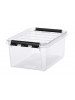 Úložný box, plastový, 8 l, čierne úchytky, SMARTSTORE "Classic 10", priehľadný Úložný box, plastový, 8 l, čierne úchytky, SMARTSTORE "Classic 10", priehľadný