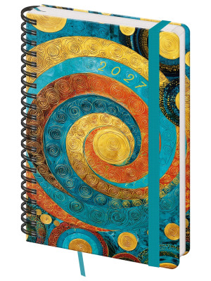 Diár A6  týždenný TWIN špirála SPIRAL