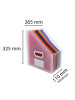 Box  na časopis 265x325 mm, PP, 12 priehradiek, EXACOMPTA, farebný