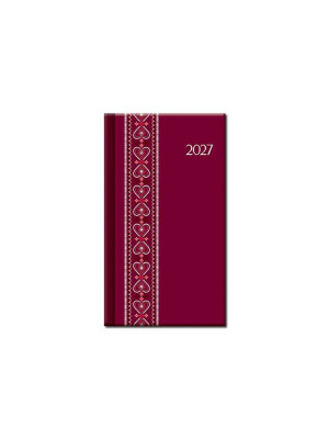 Minidiár FOLK červený 2027