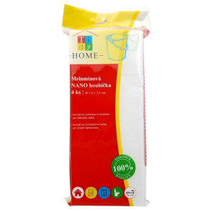 Melamínová hubka Nano 100x60x25 mm / 4 ks 