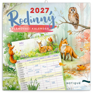 Kalendár nástenný RODINNÝ 2027
