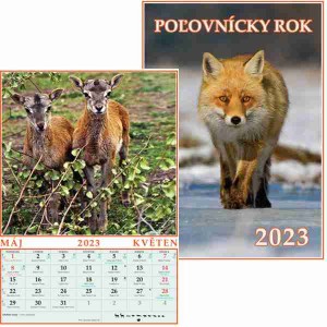 Kalendár nástenný POĽOVNÍCKY ROK 2023