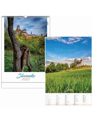 Kalendár nástenný SLOVENSKO 2023