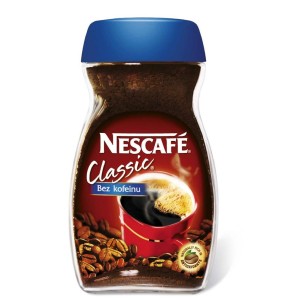 Káva NESCAFE CLASSIC instantná bez kofeínu 100g