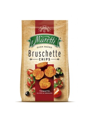 Sucháre Bruschette Maretti paradajky, olivy a oregano