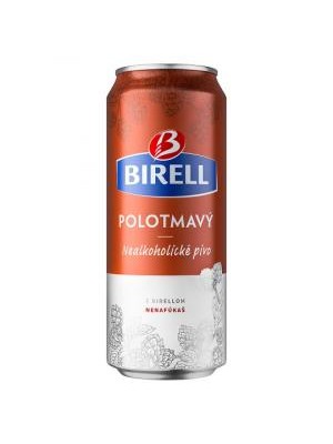 Nealkoholické pivo BIRELL, polotmavé, 0,5l