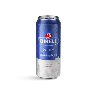 Nealkoholické pivo BIRELL, svetlé, 0,5l