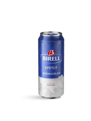 Nealkoholické pivo BIRELL, svetlé, 0,5l