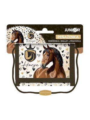 Detská textilná peňaženka JUNIOR S9 HORSE