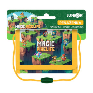 Detská textilná peňaženka JUNIOR S9 MAGIC PIXELIFE