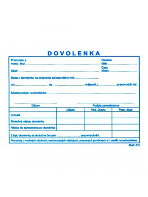 Dovolenka