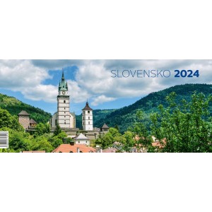 Kalendár stolový SLOVENSKO 2 2024