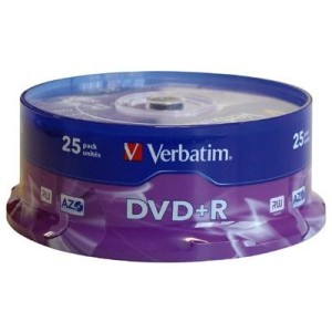 DVD +R Verbatim CakeBox/25 ks