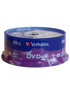 DVD +R Verbatim CakeBox/25 ks