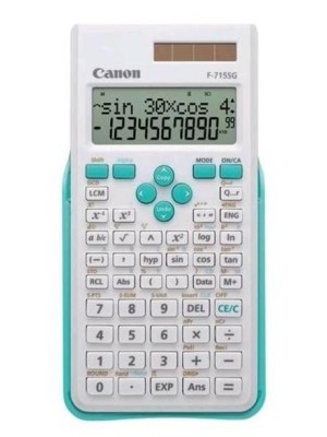 Kalkulačka CANON F-715SG bielo/modrá vedecká