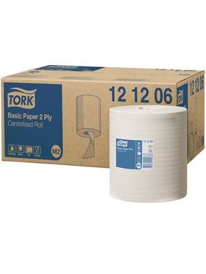 Utierky papierové kotúčové TORK M2 systém, biele